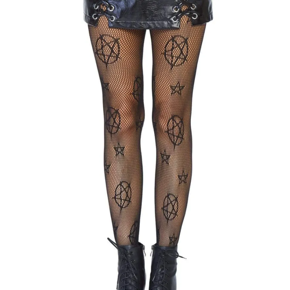 Pentagram Net Tights