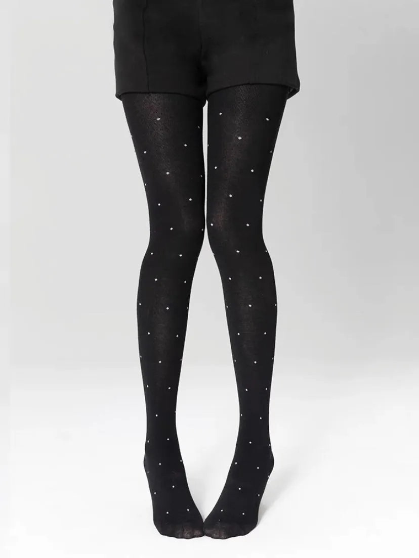 Polka dot autumn tights