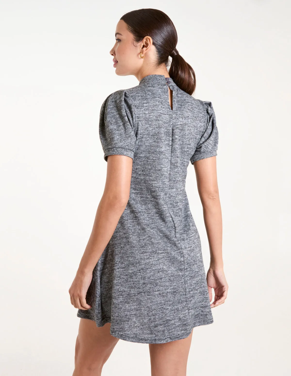 Puff Sleeve Smock Dress