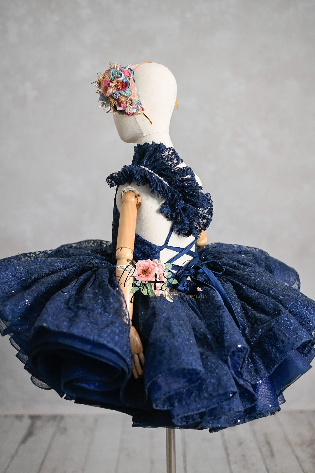 "SAPPHIRE" -  Petal Short Length Dress (6 Year - Petite 7 Year)