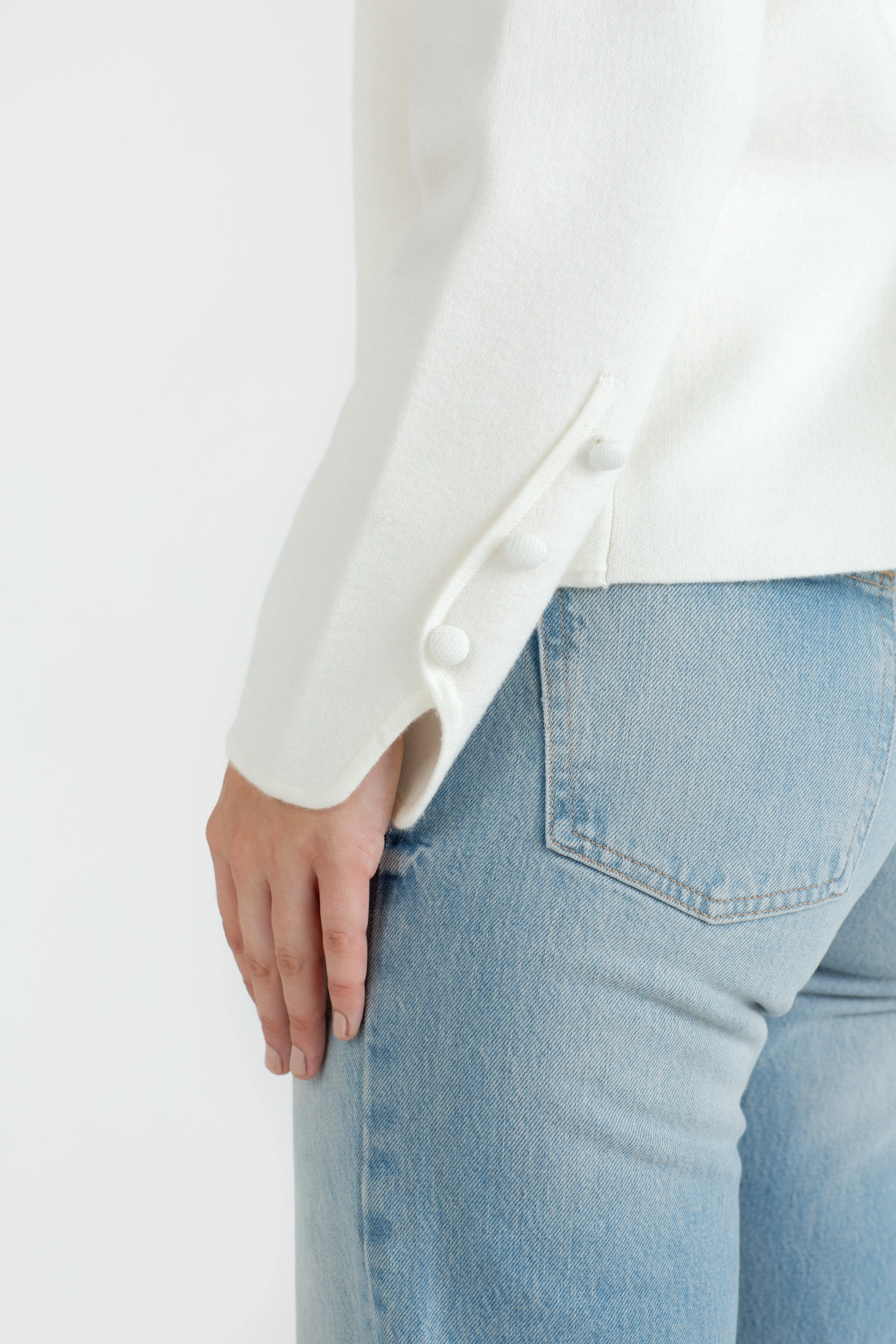 "The Clara" - Wave Cardigan (Cream)