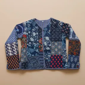 Reversible Quilted Jacket - Blue