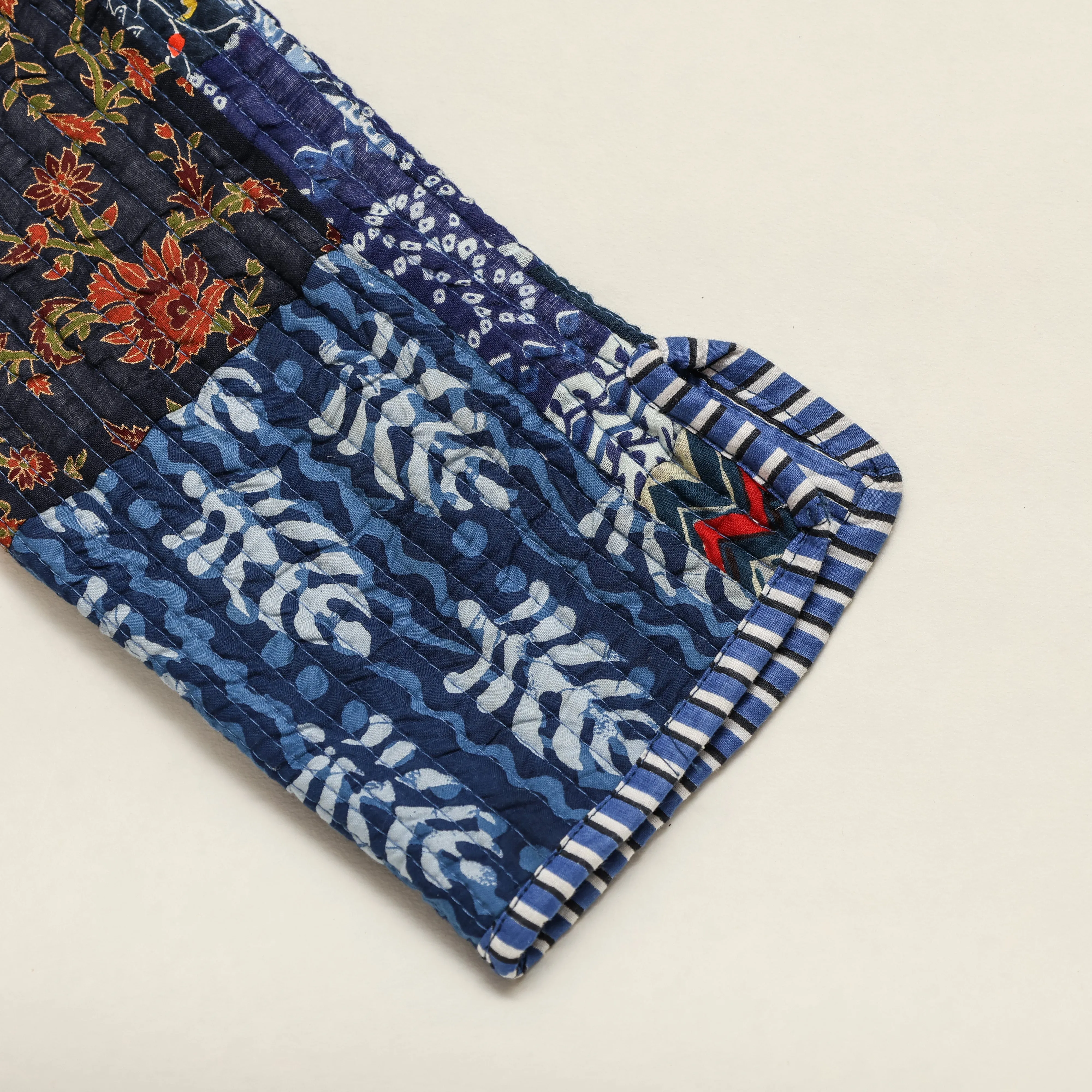 Reversible Quilted Jacket - Blue