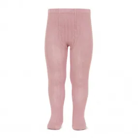 Ribbed Tights Rose