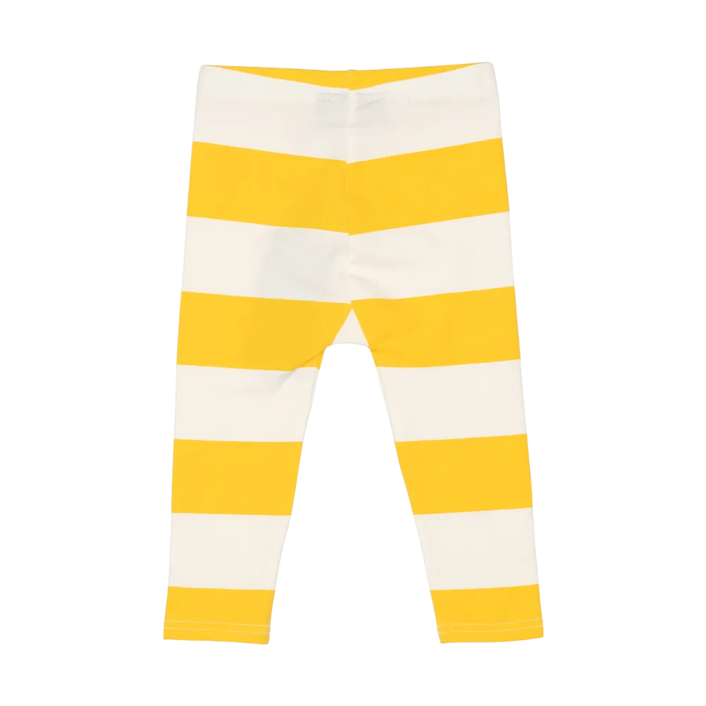 ROCK YOUR BABY - STRIPE BABY TIGHTS YELLOW