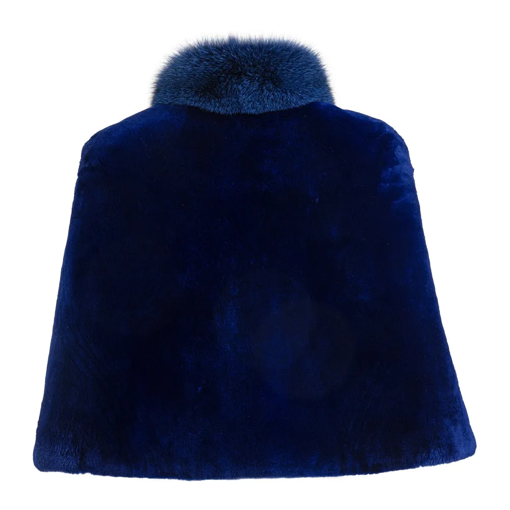 SARA Short sheared beaver cape