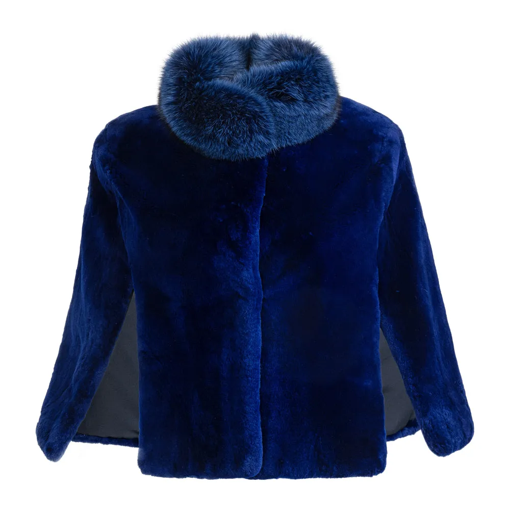 SARA Short sheared beaver cape