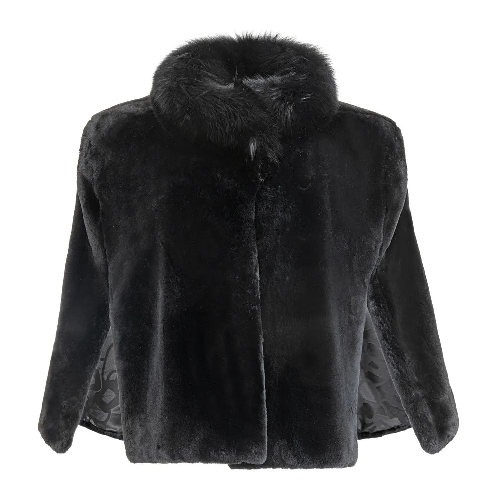 SARA Short sheared beaver cape