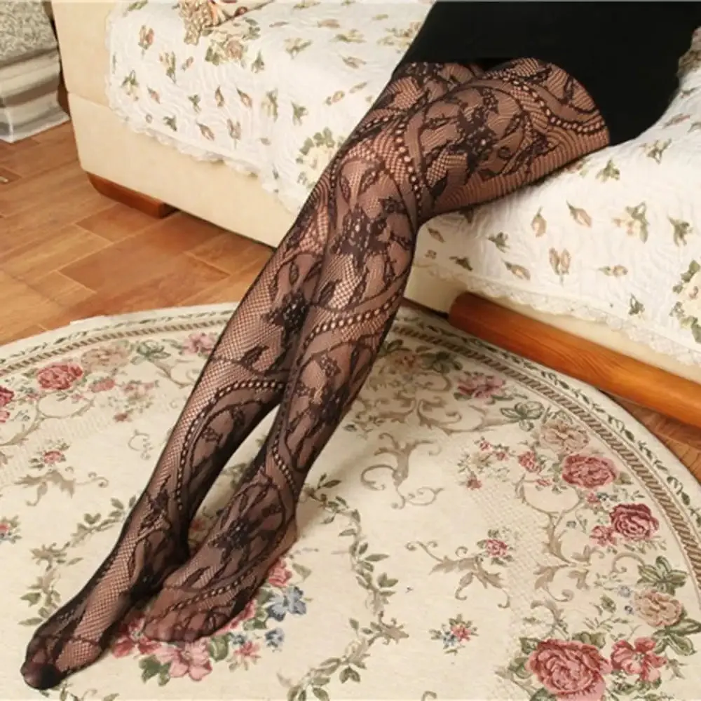 Sexy Thin Fishnet Tights Black Mesh Pantyhose