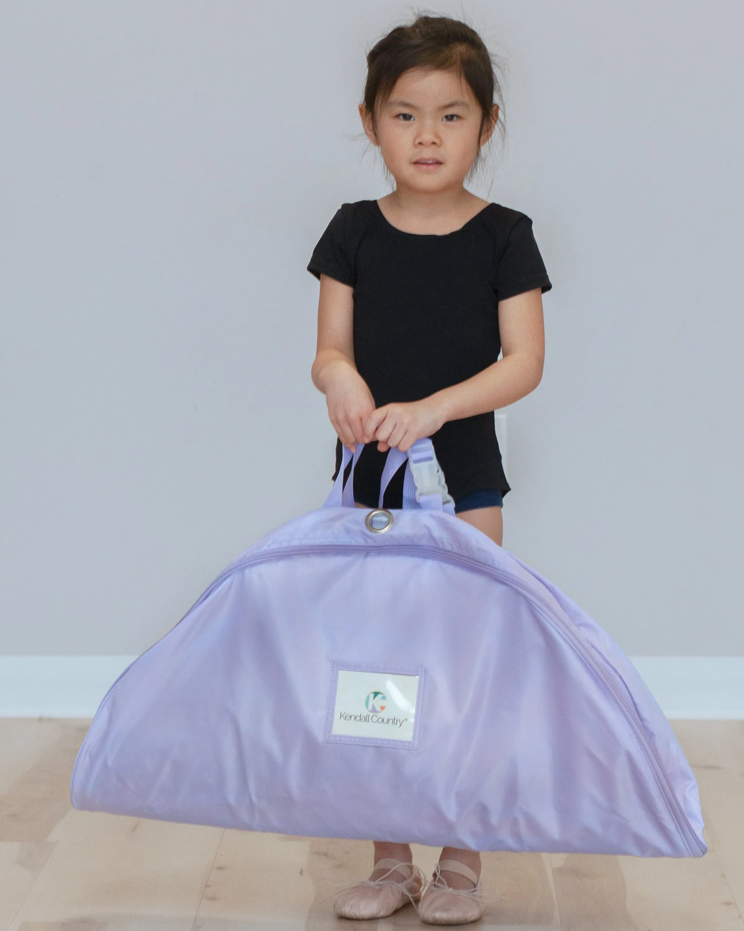 Small Pancake Tutu Garment Bag with pockets - Lilac Purple, 30"