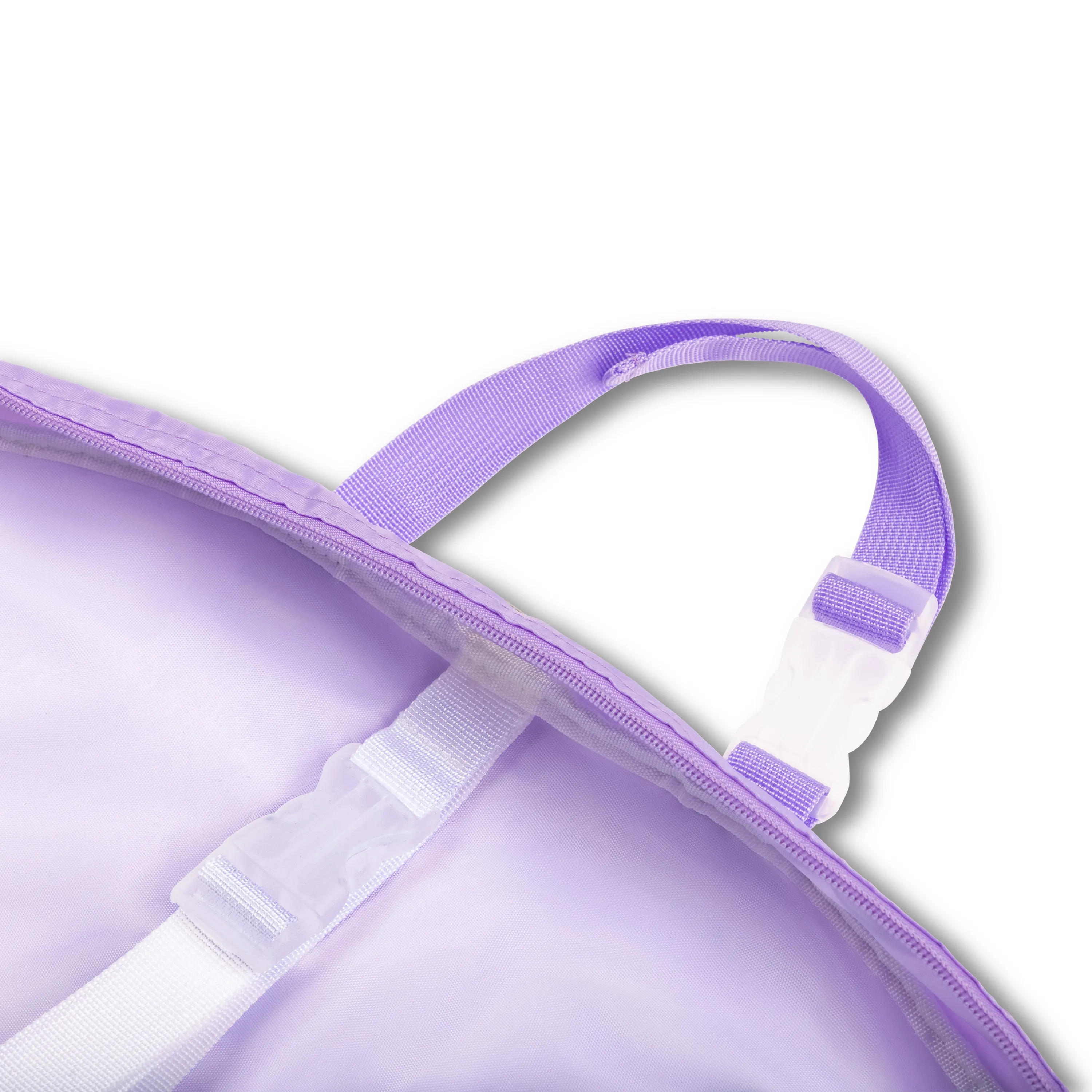Small Pancake Tutu Garment Bag with pockets - Lilac Purple, 30"