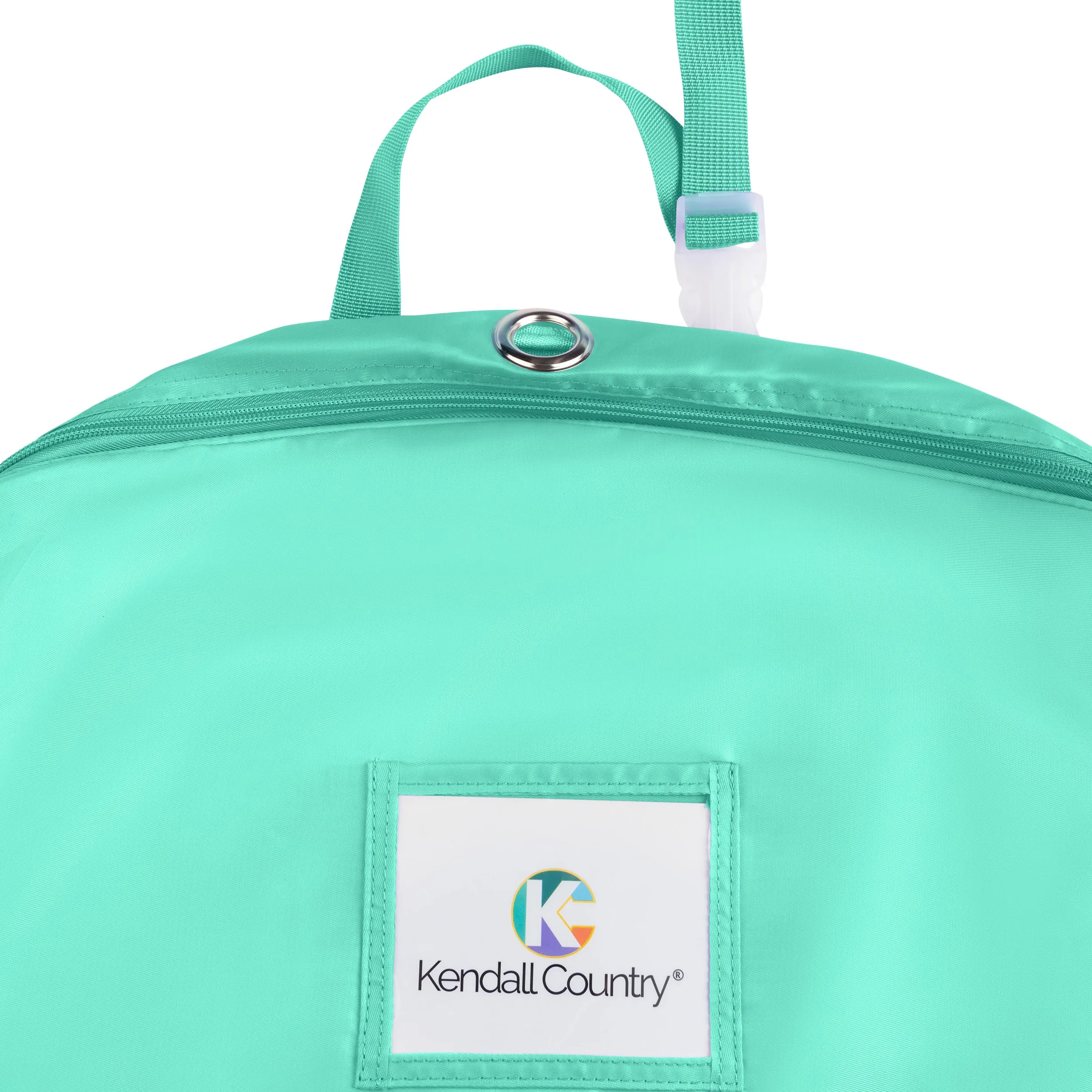 Small Pancake Tutu Garment Bag with pockets - Seafoam Green, 30"