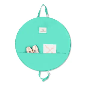 Small Pancake Tutu Garment Bag with pockets - Seafoam Green, 30"