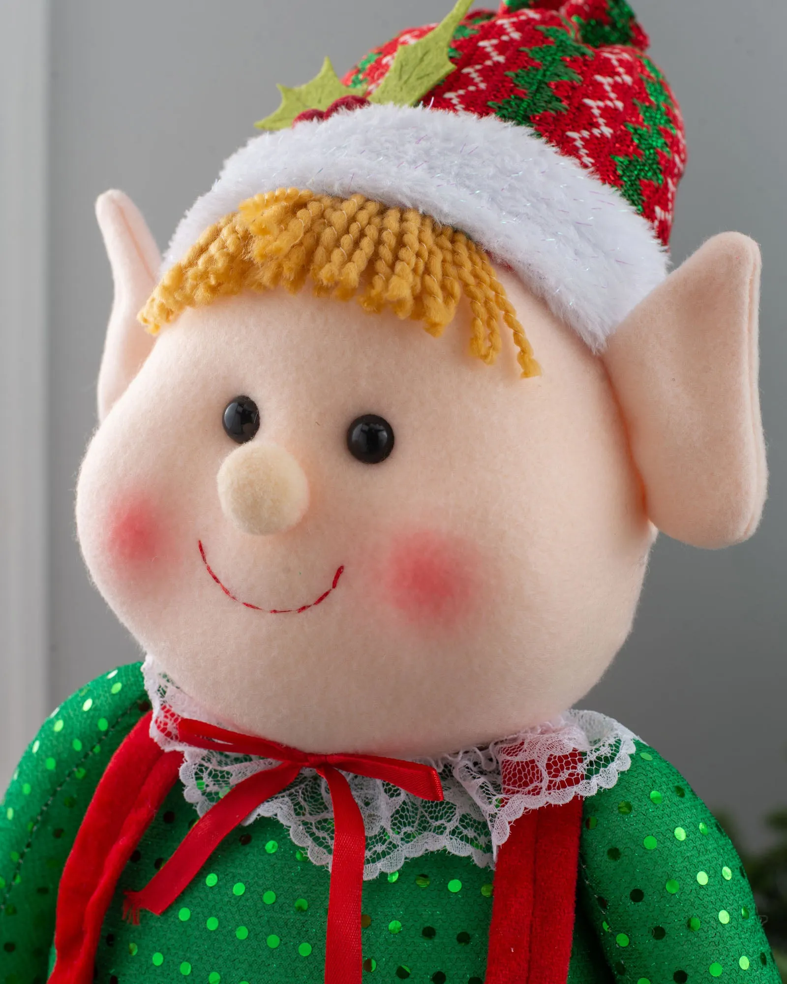 Standing Elf Figurine with Extendable Legs, 60-109 cm
