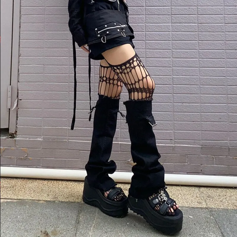 'Stars' Fishnet Tights