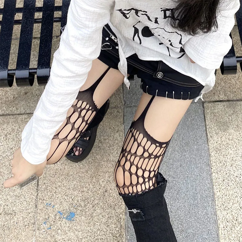 'Stars' Fishnet Tights