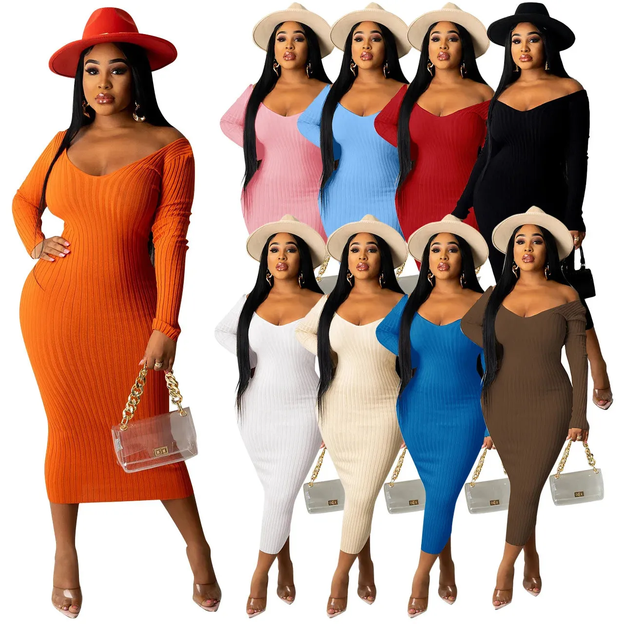 Summer Casual Dresses - Multiple Colors