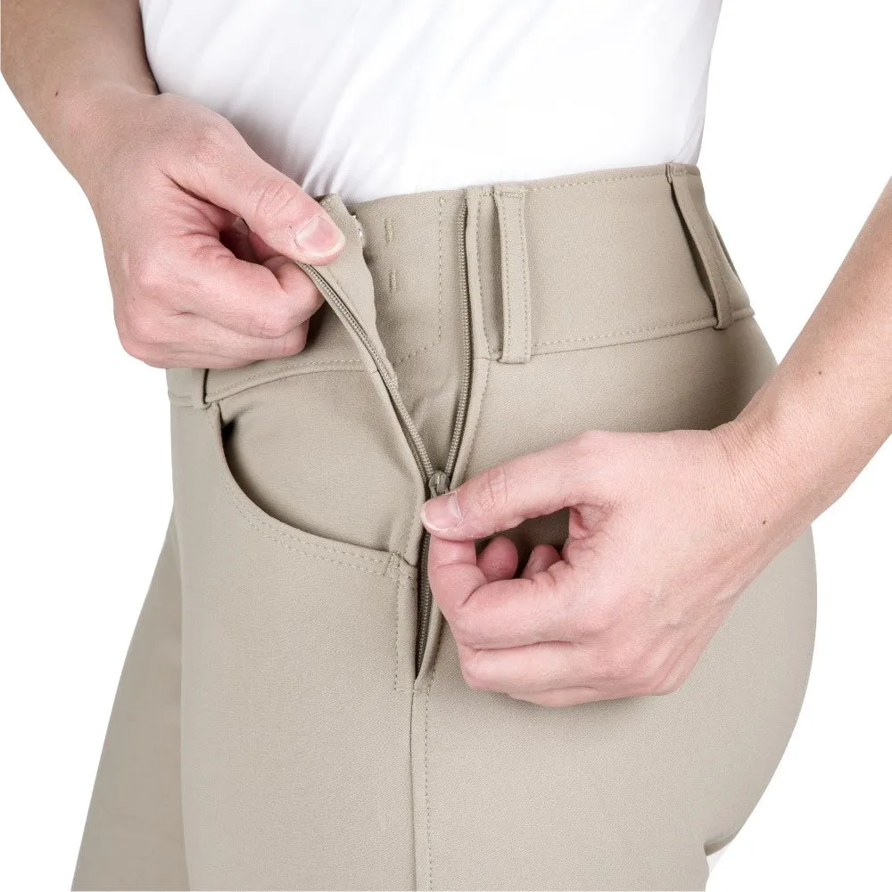 The Tailored Sportsman Ladies Mid-Rise Boot Sock Side Zip Breech