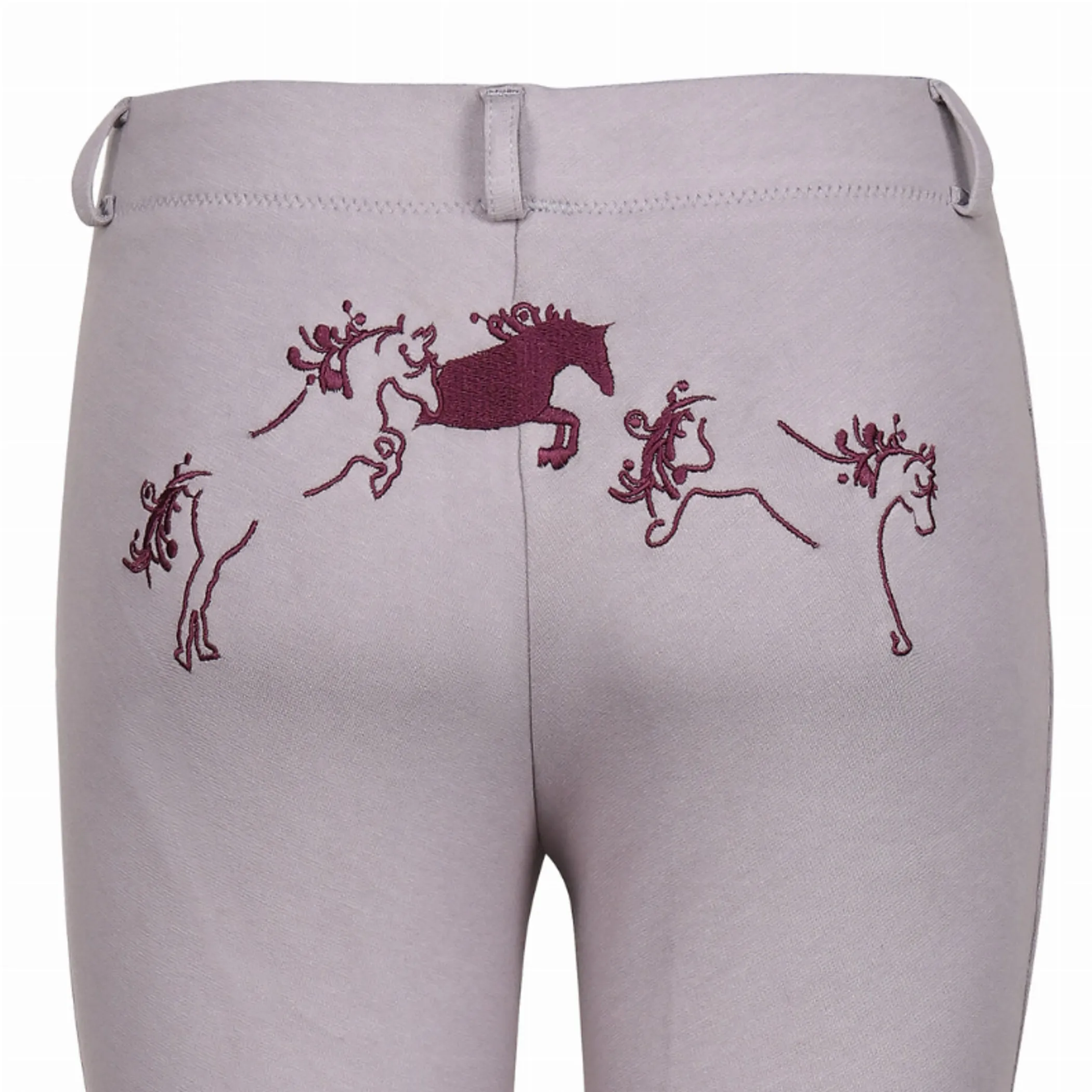 TuffRider Children's Whimsical Horse Embroidered Pull-On Jodhpurs