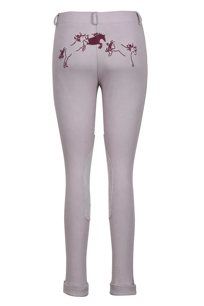 TuffRider Children's Whimsical Horse Embroidered Pull-On Jodhpurs