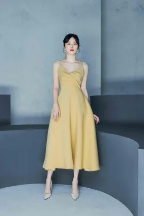 TWISED FRONT CAMI DRESS-ANN