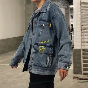 Van Gogh Starry Night Denim Jacket