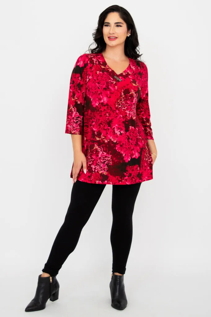 Vana 3/4 Tunic, Normandy, Bamboo