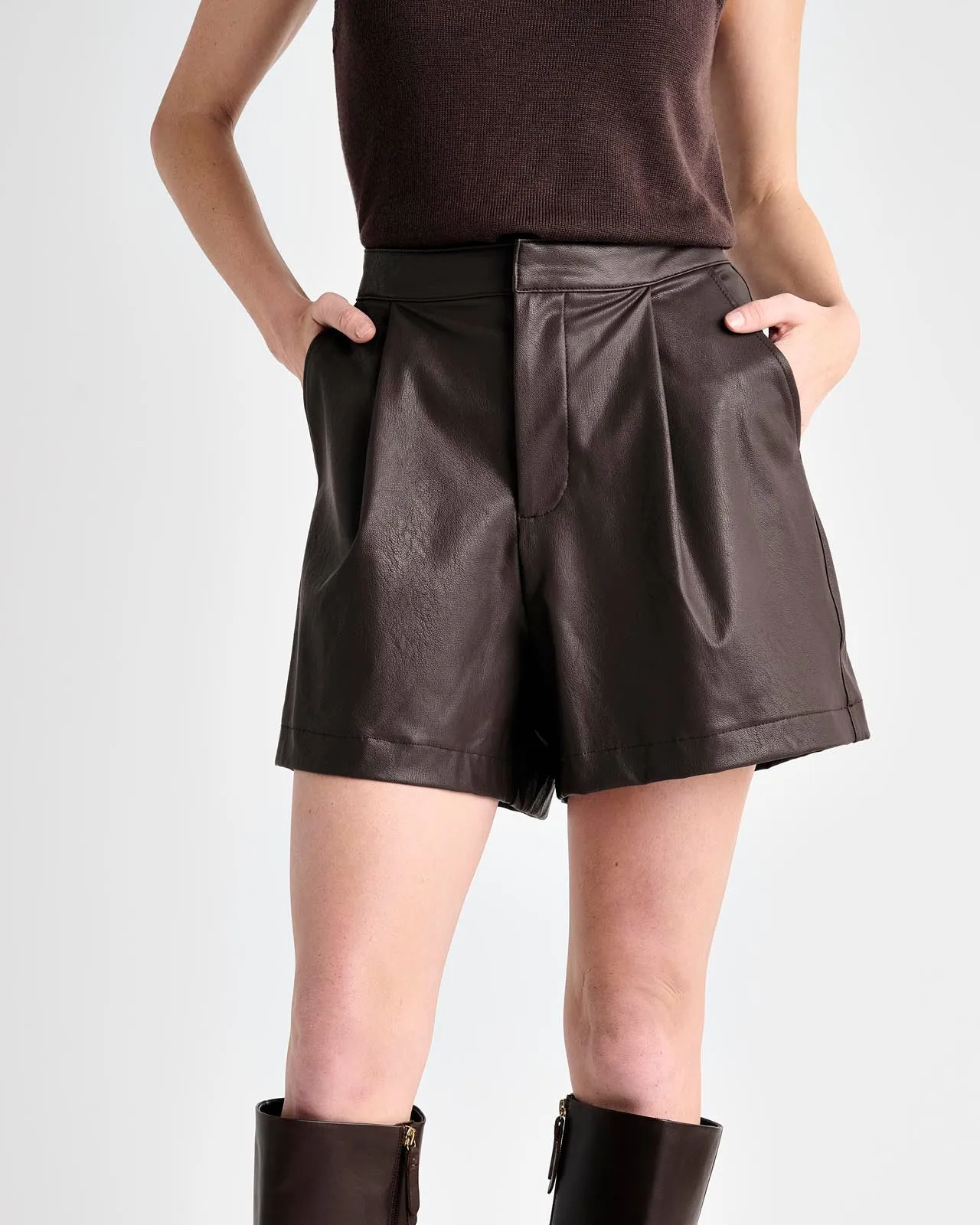 Vegan Leather Short