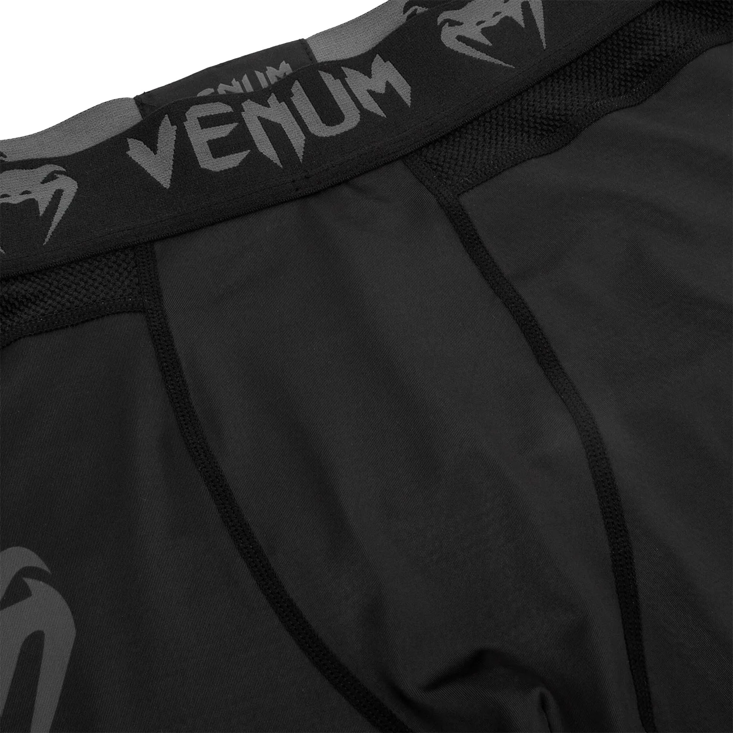 Venum Logos Tights - Black/Black