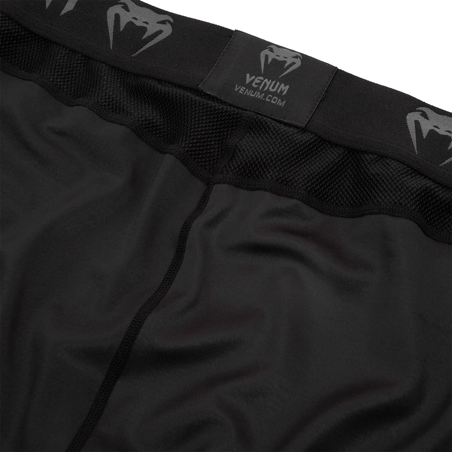 Venum Logos Tights - Black/Black