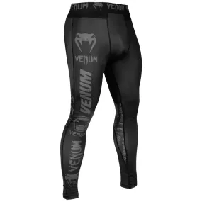 Venum Logos Tights - Black/Black