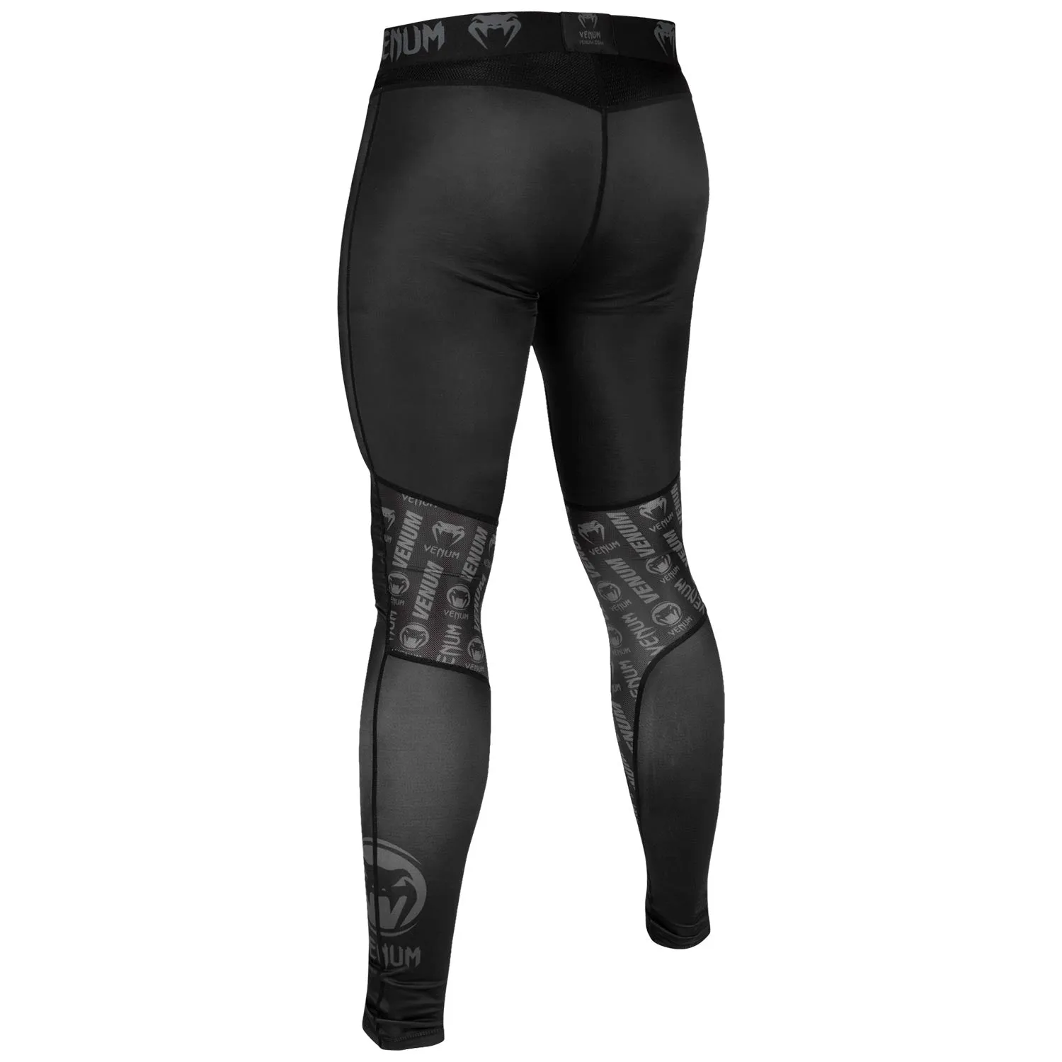 Venum Logos Tights - Black/Black