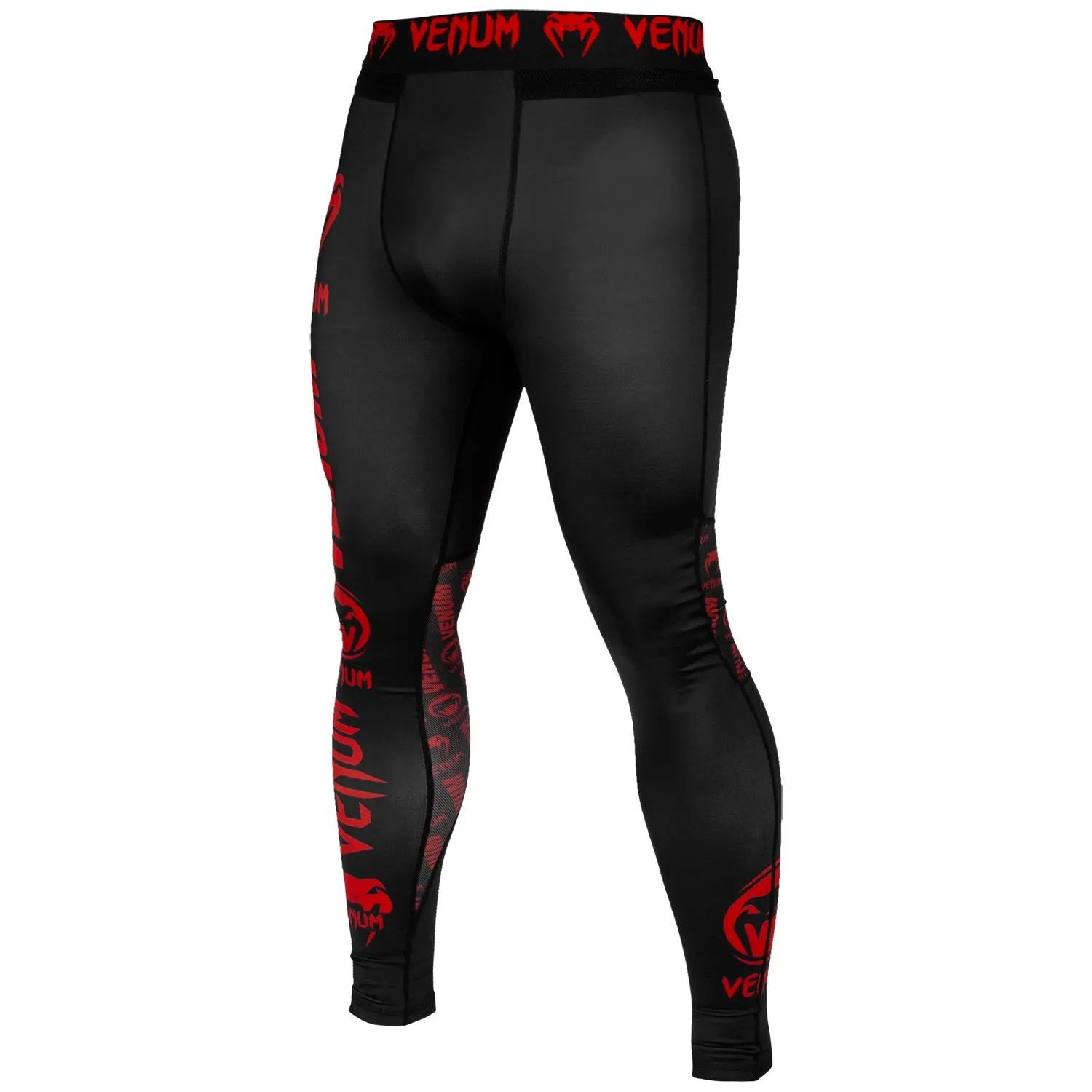 Venum Logos Tights - Black/Red