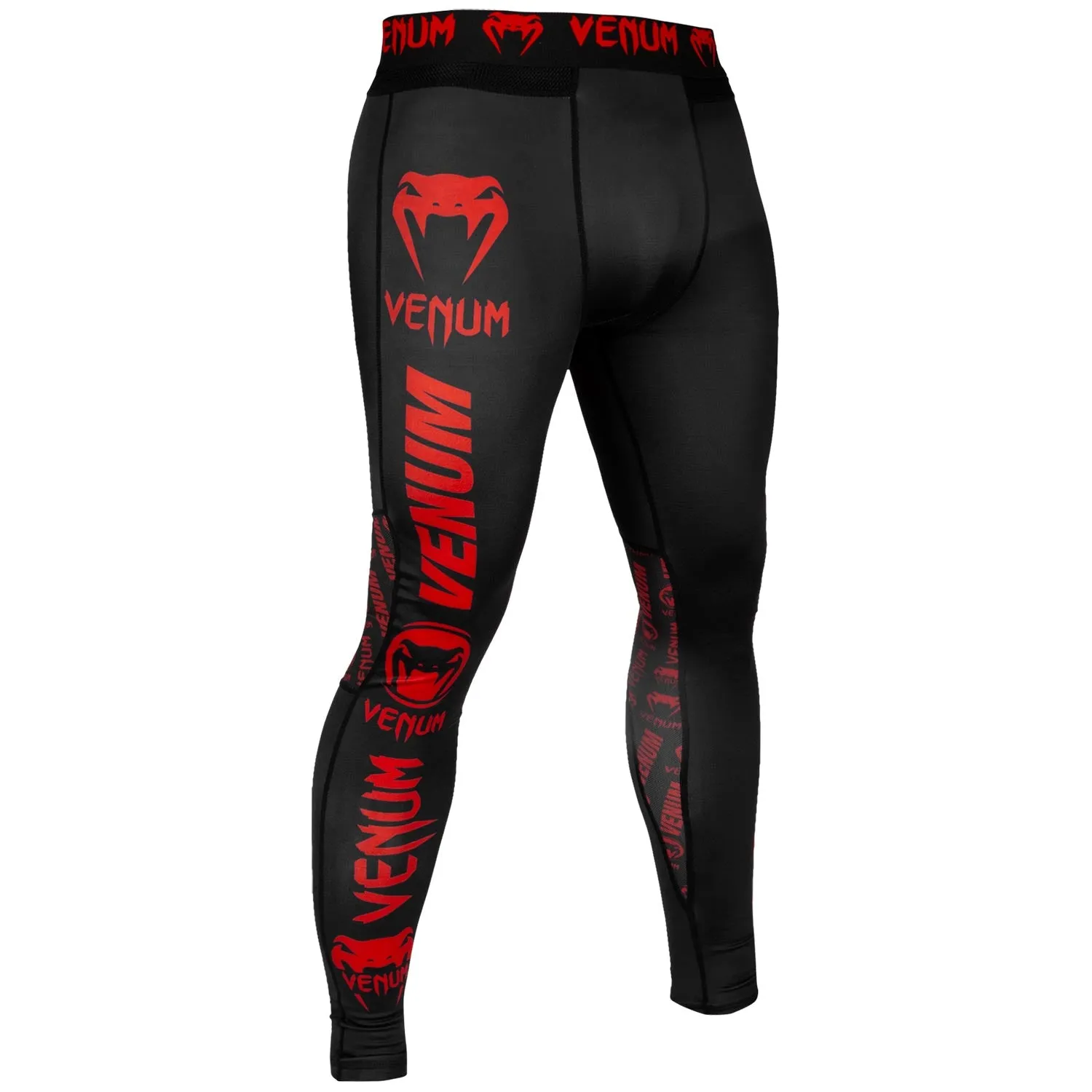 Venum Logos Tights - Black/Red