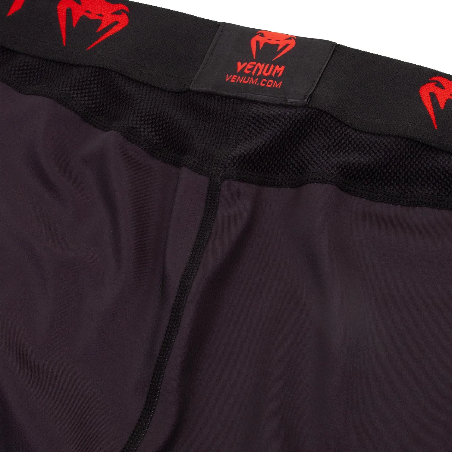 Venum Logos Tights - Black/Red