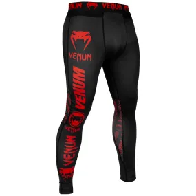 Venum Logos Tights - Black/Red