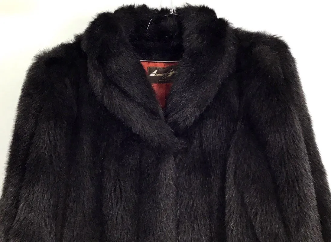 Vintage American Signature Women's Black Overcoat