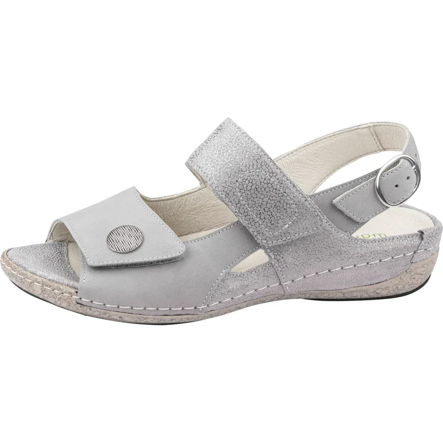 Waldlaufer 342002 209 070 Heliett Denver Tore Stein Womens Touch Fastening H Fitting Sandals