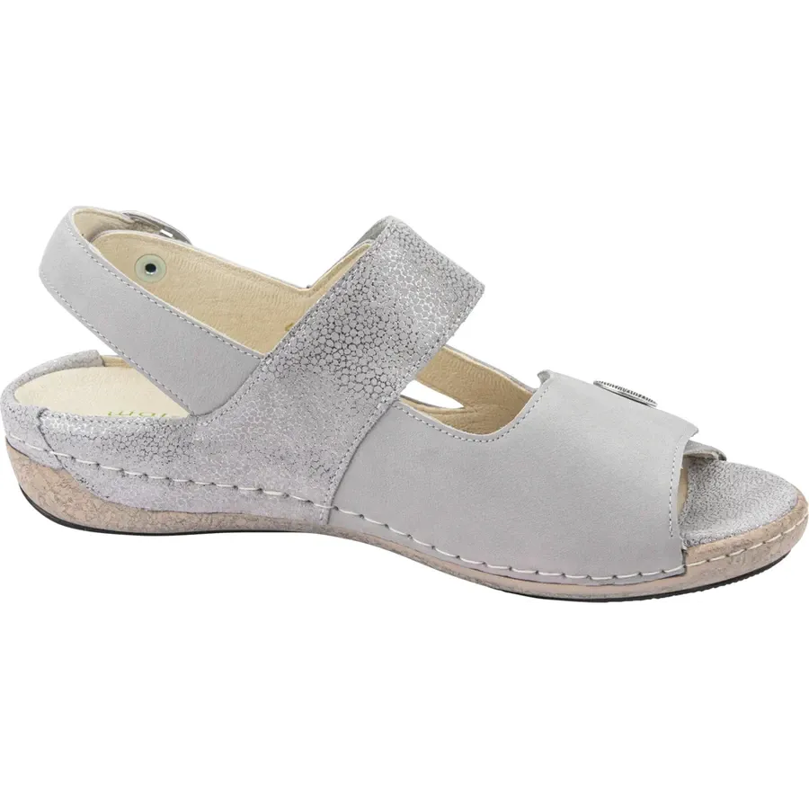 Waldlaufer 342002 209 070 Heliett Denver Tore Stein Womens Touch Fastening H Fitting Sandals