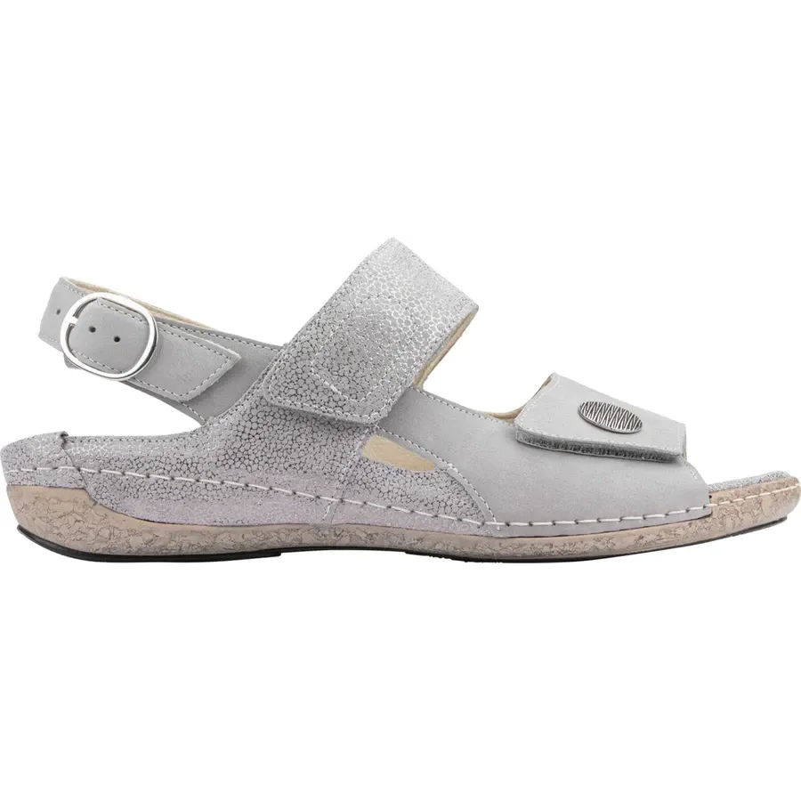 Waldlaufer 342002 209 070 Heliett Denver Tore Stein Womens Touch Fastening H Fitting Sandals