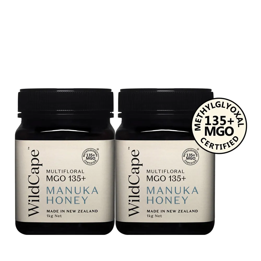 WildCape Manuka MGO 135  1kg (Twin Pack)