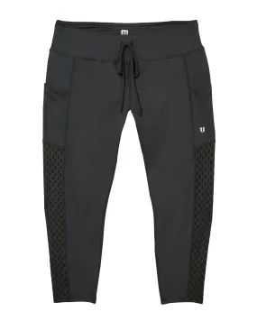 Winchester Tights with Mesh Details | Black