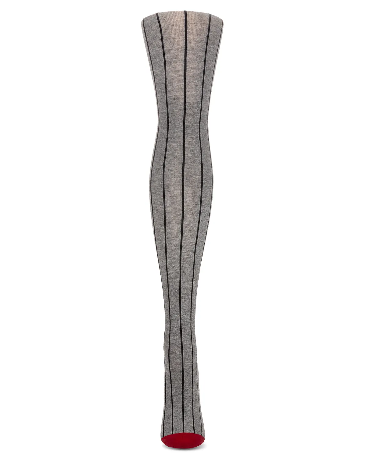 Women's Cozy Cotton Blend "Hot Pinstripe" Sweater Tights