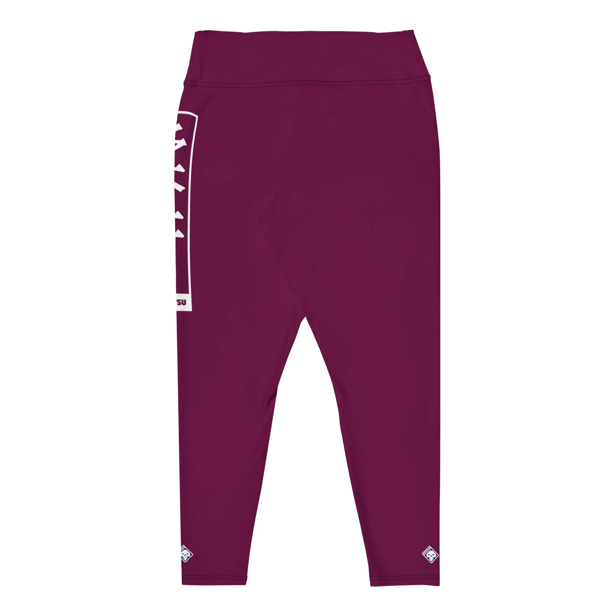 Women's Plus Size Yoga Pants Workout Leggings For Jiu Jitsu 013 - Tyrian Purple