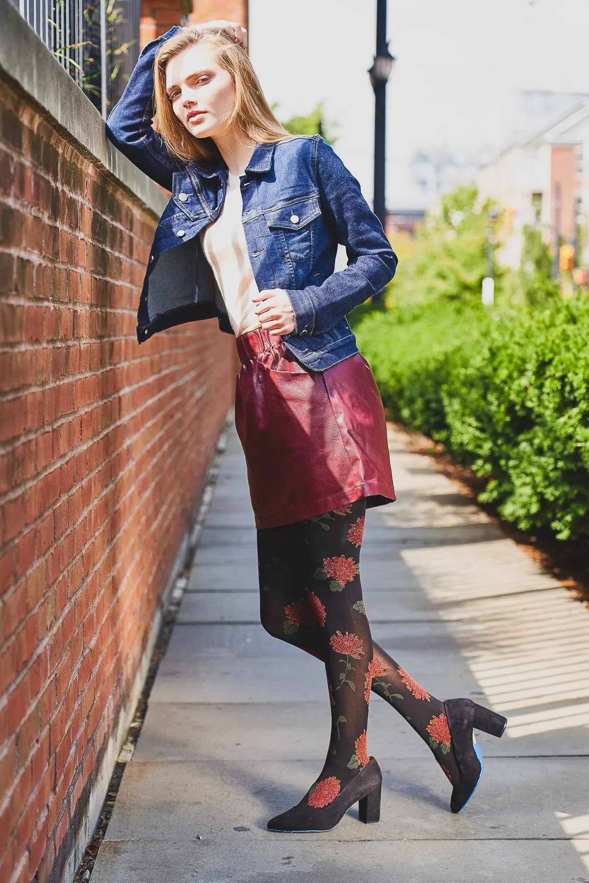 Women's Wild Marigold Opaque Nylon Tights