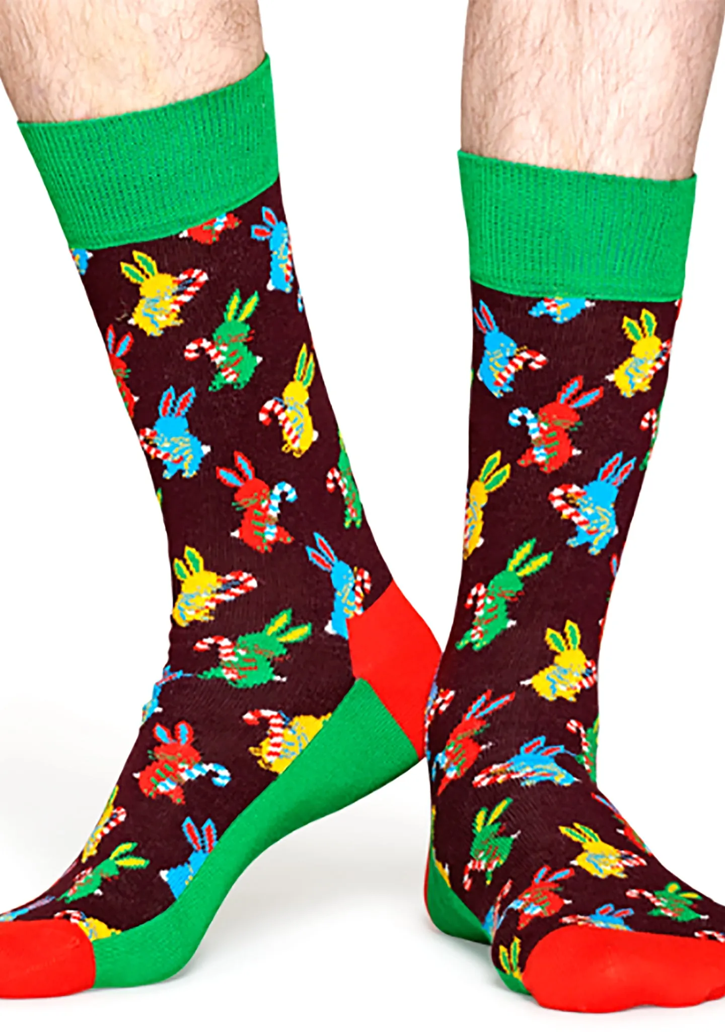 X Macaulay Culkin Christmas Polka Rabbit Sock