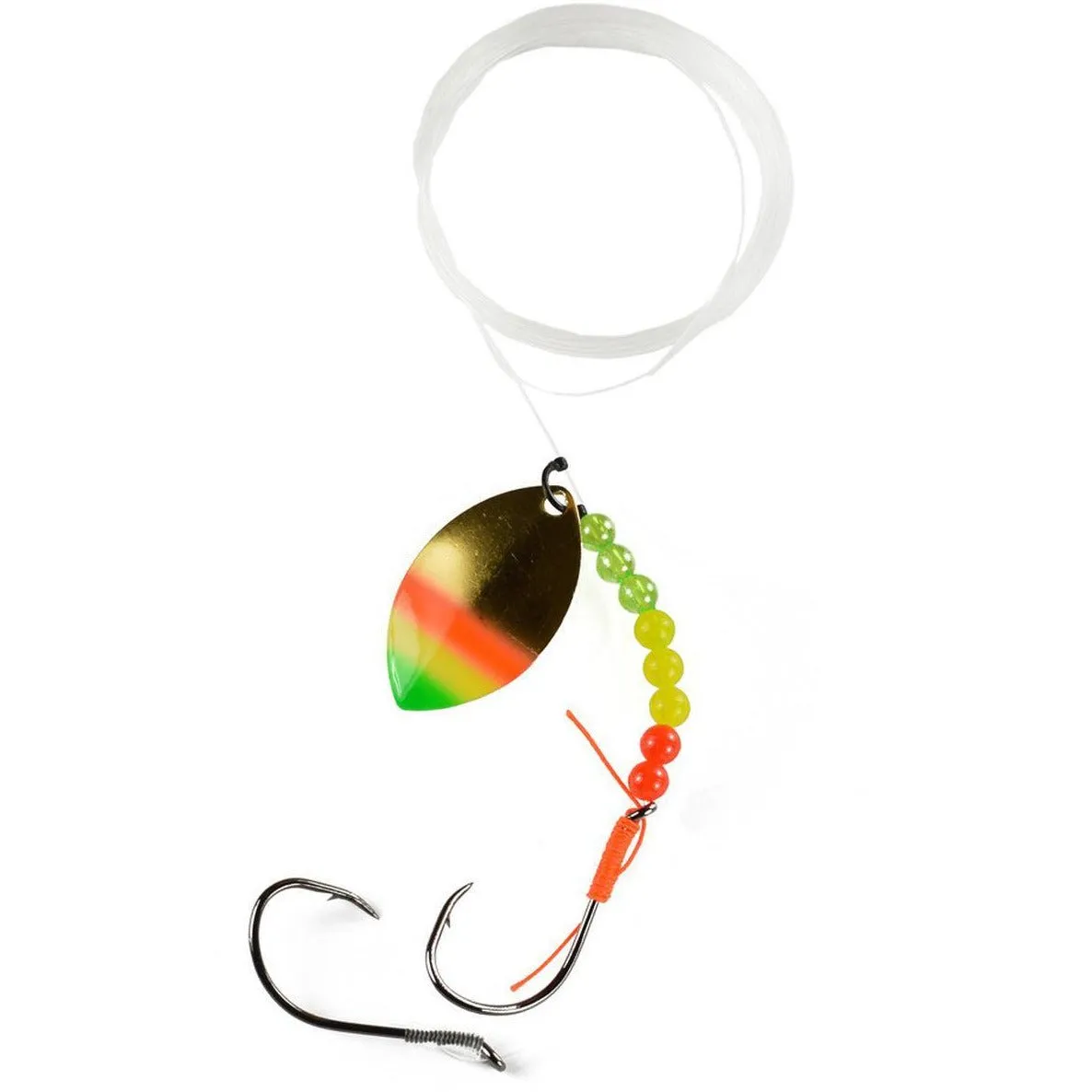 Yakima Bait Gale Force Herring Rig Slip Tie Brass Red Cht Gm Tip