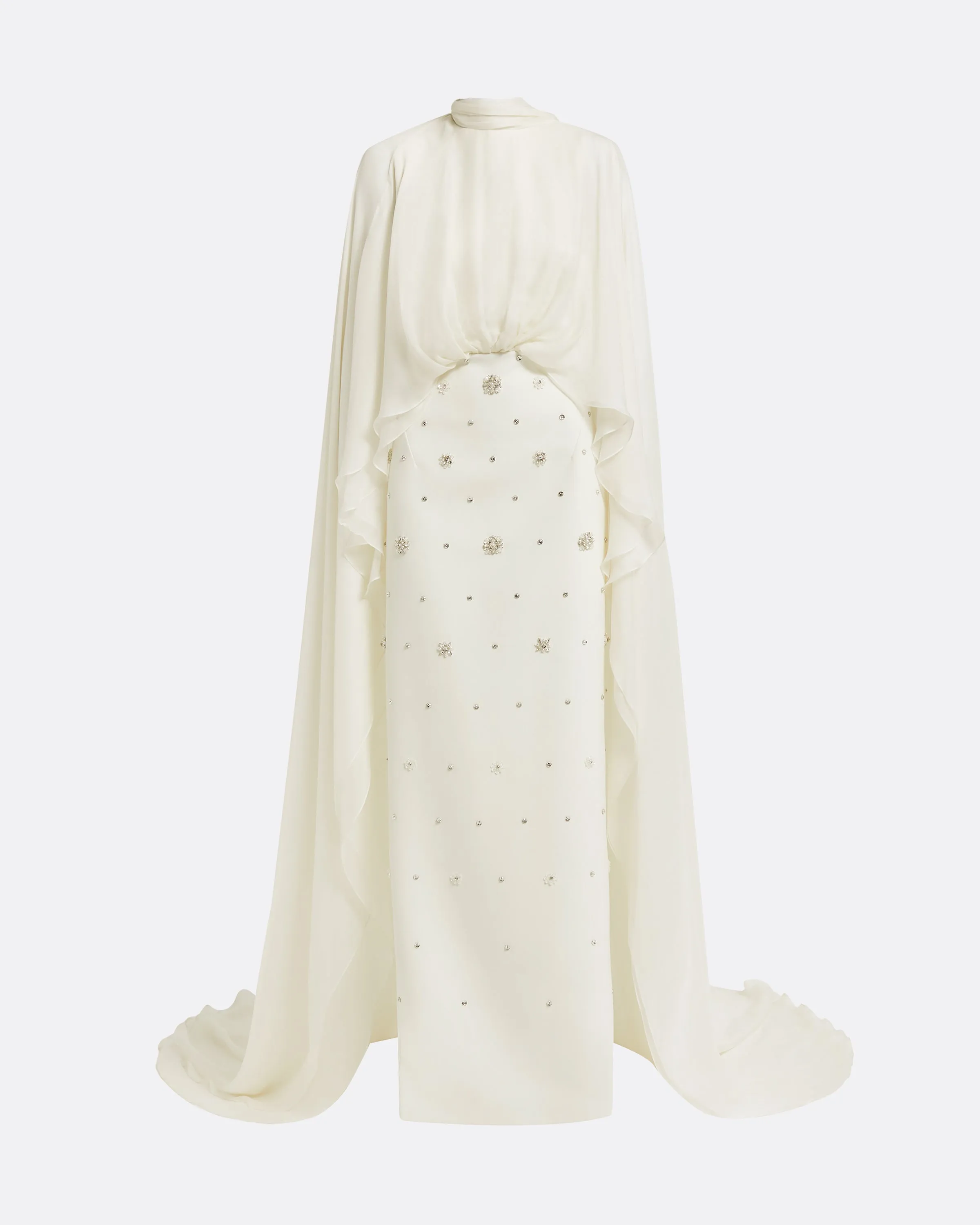 Yulena Ivory Long Dress